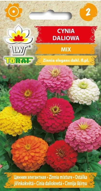 Cynia daliowa mix kolorw - 1g TORAF